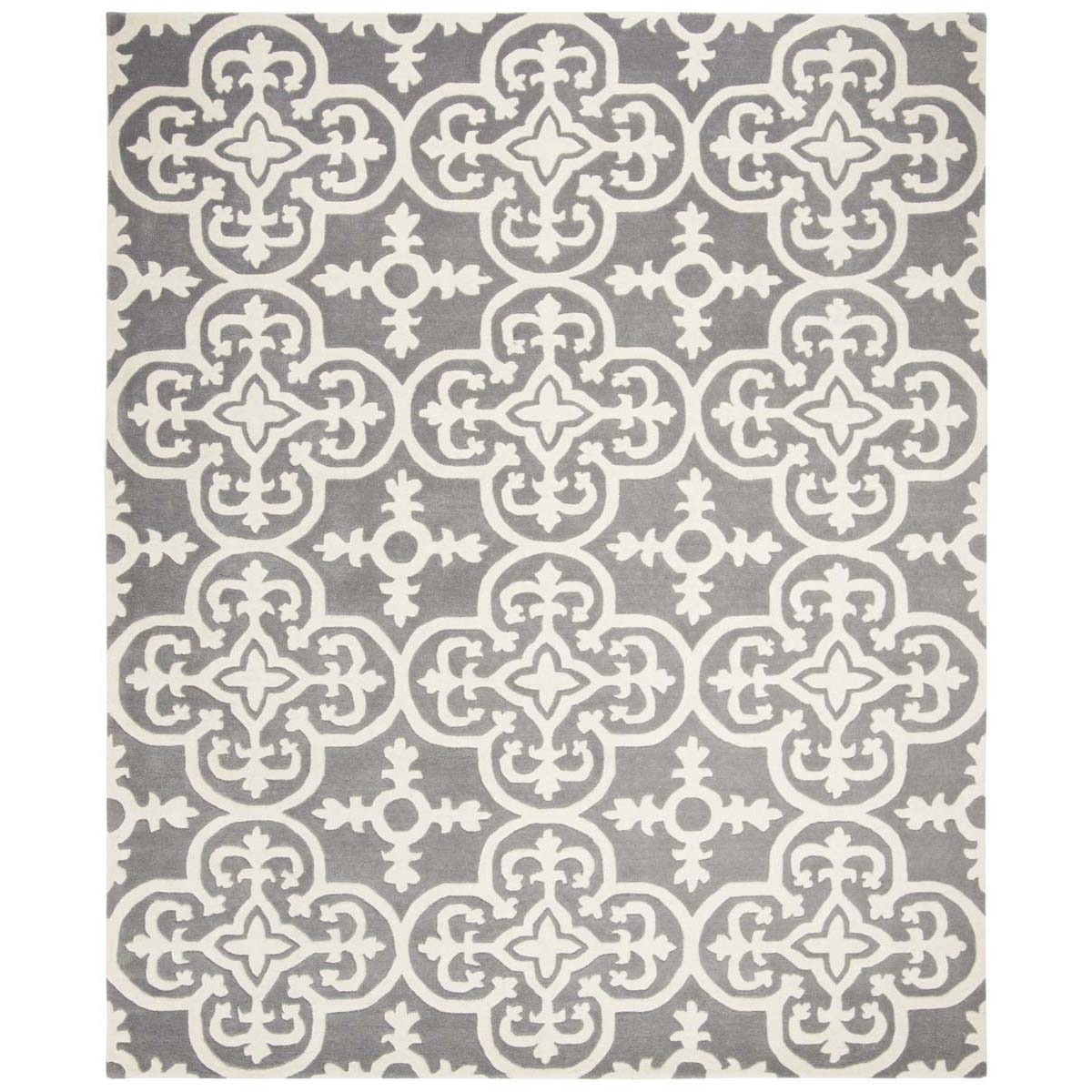 Safavieh Chatham 729 Rug, CHT729 - Dark Grey / Ivory