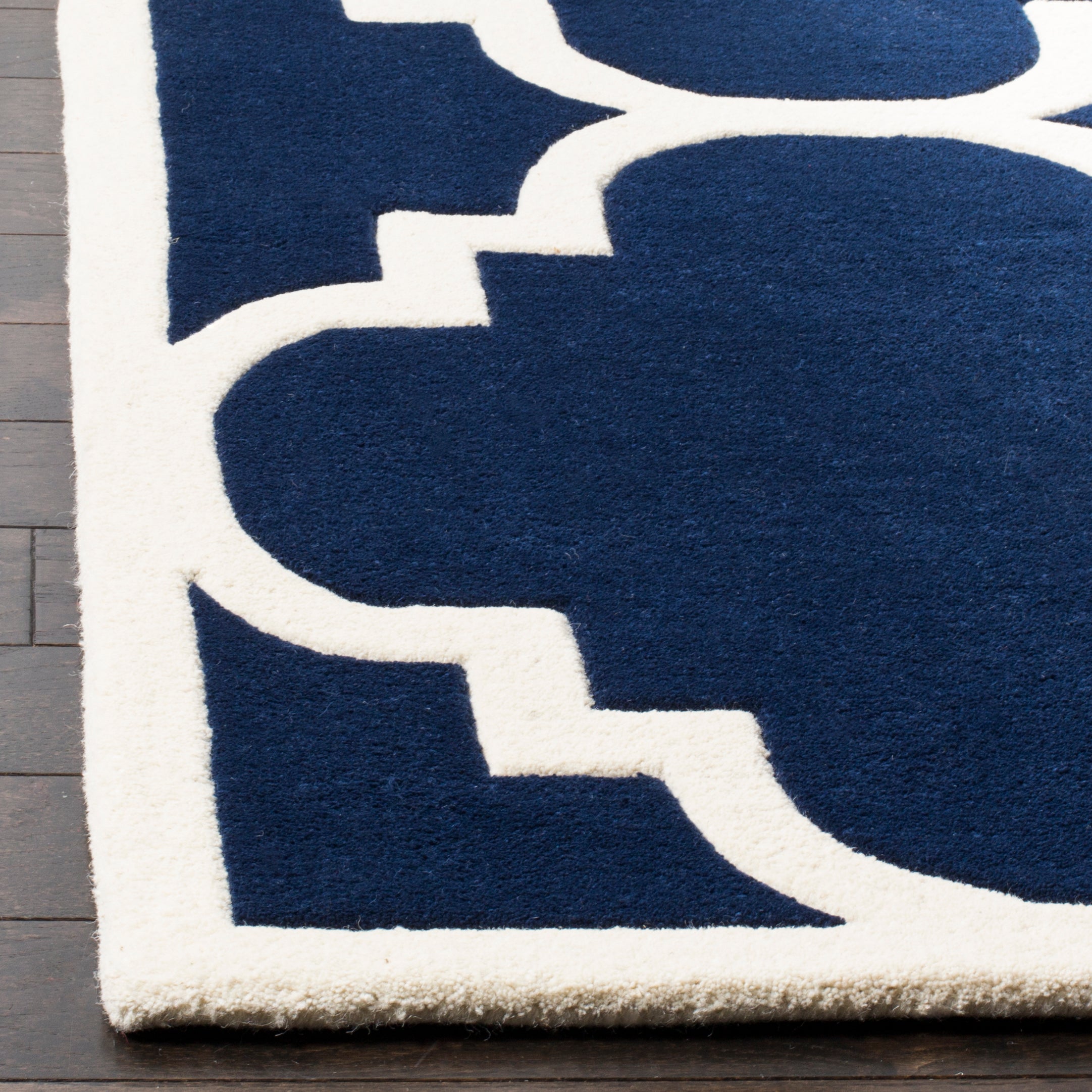 Safavieh Chatham 730 Rug, CHT730 - Dark Blue / Ivory