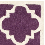 Safavieh Chatham 730 Rug, CHT730 - Purple / Ivory