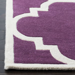 Safavieh Chatham 730 Rug, CHT730 - Purple / Ivory