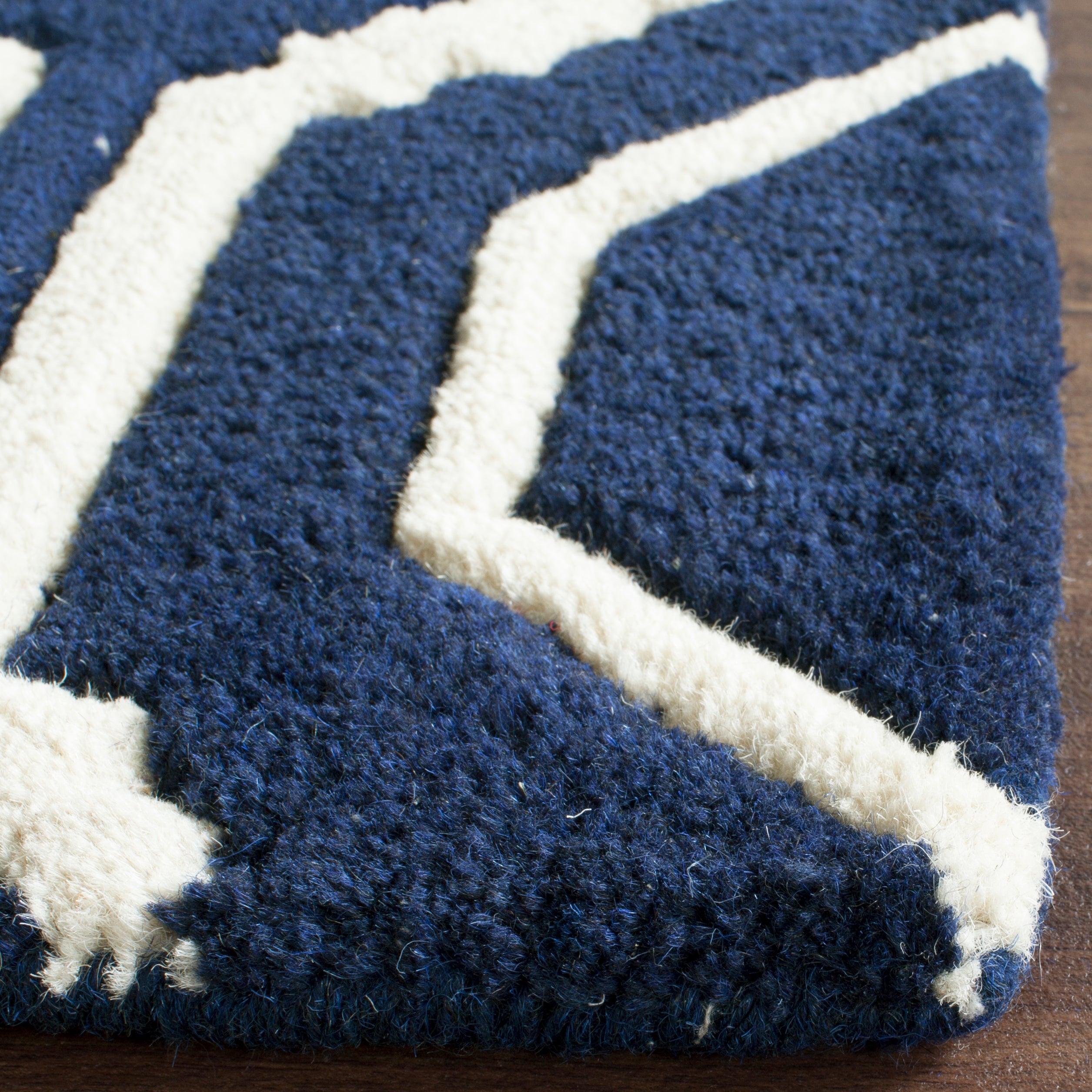 Safavieh Chatham 731 Rug, CHT731 - Dark Blue / Ivory