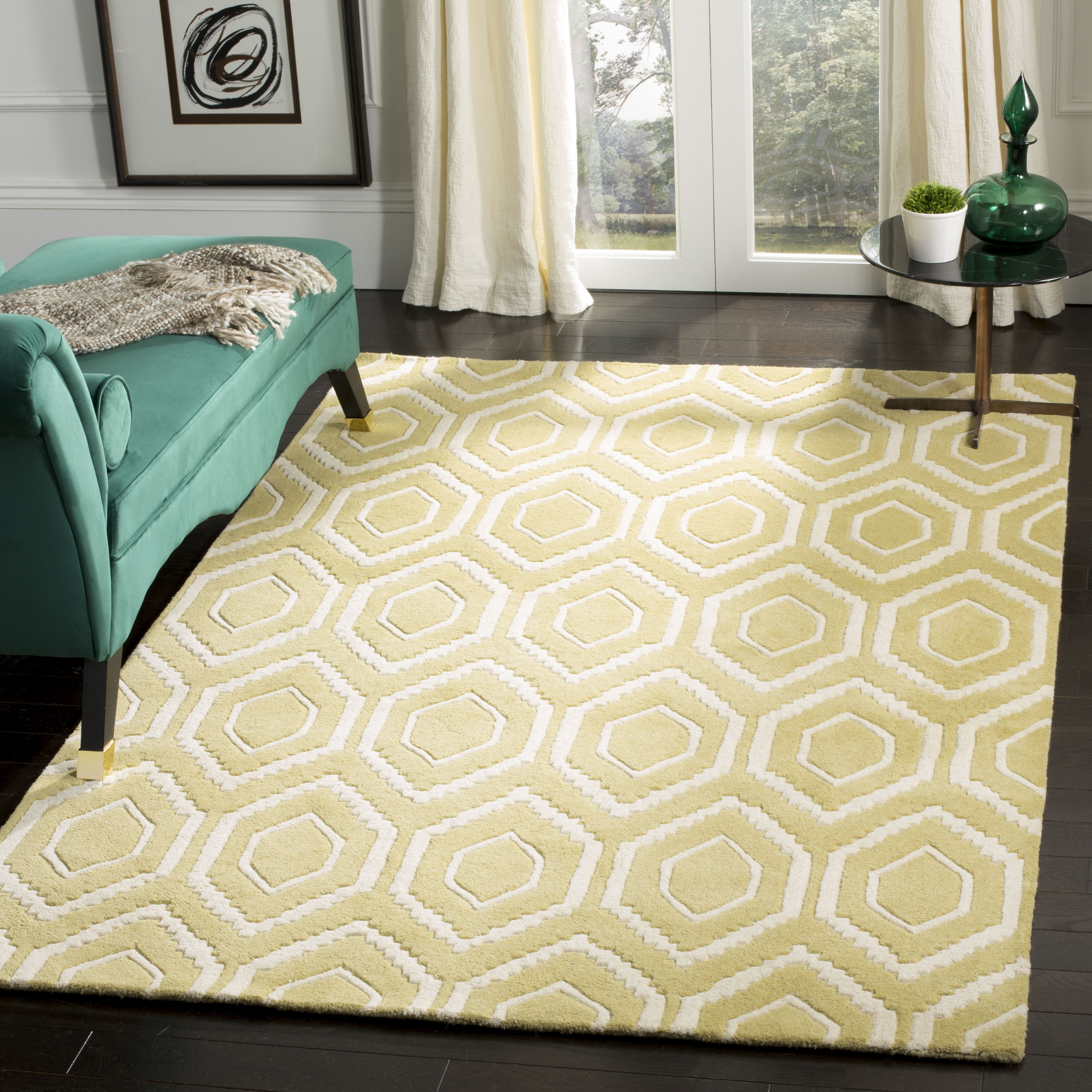Safavieh Chatham 731 Rug, CHT731 - Light Gold / Ivory