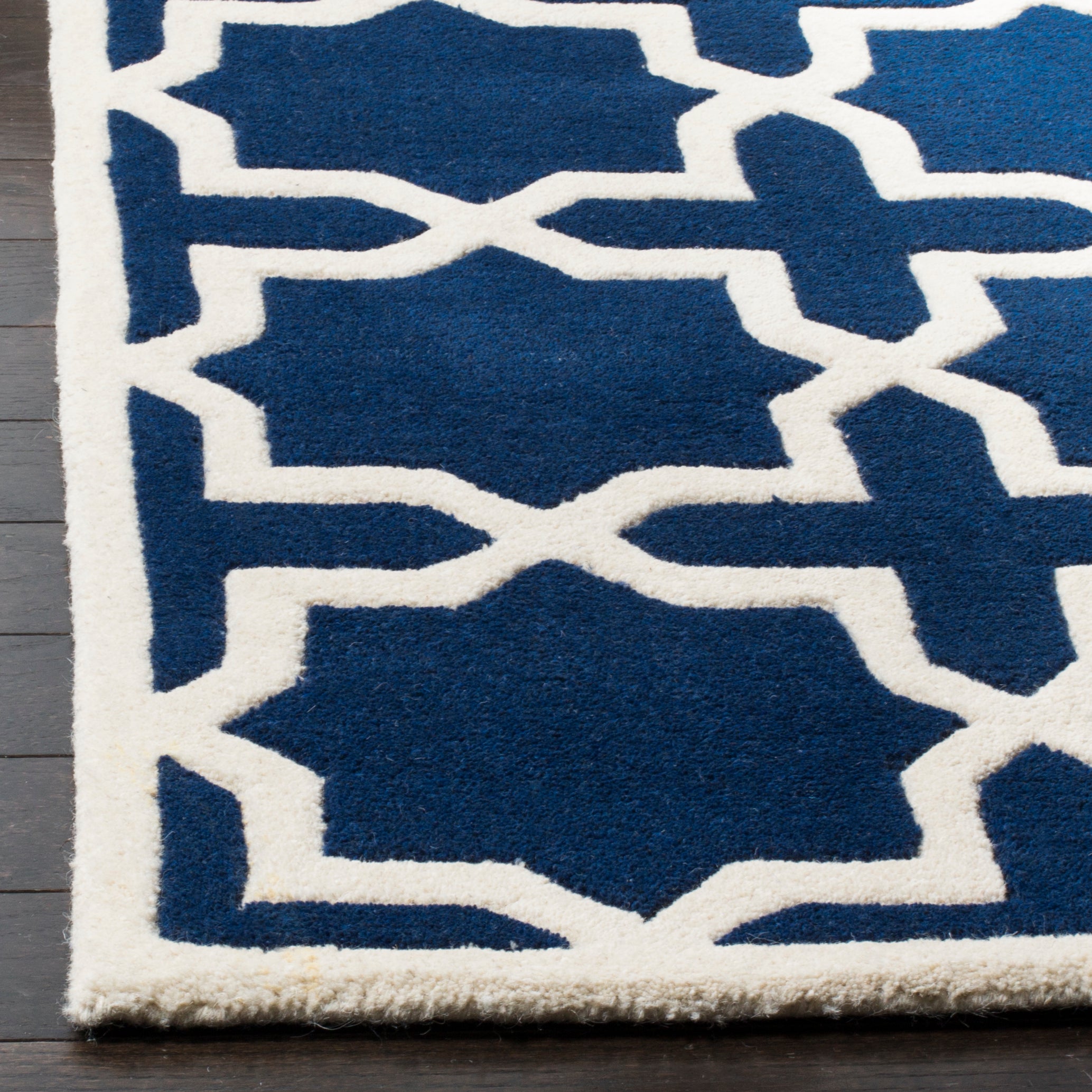 Safavieh Chatham 732 Rug, CHT732 - Dark Blue / Ivory