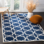 Safavieh Chatham 732 Rug, CHT732 - Dark Blue / Ivory