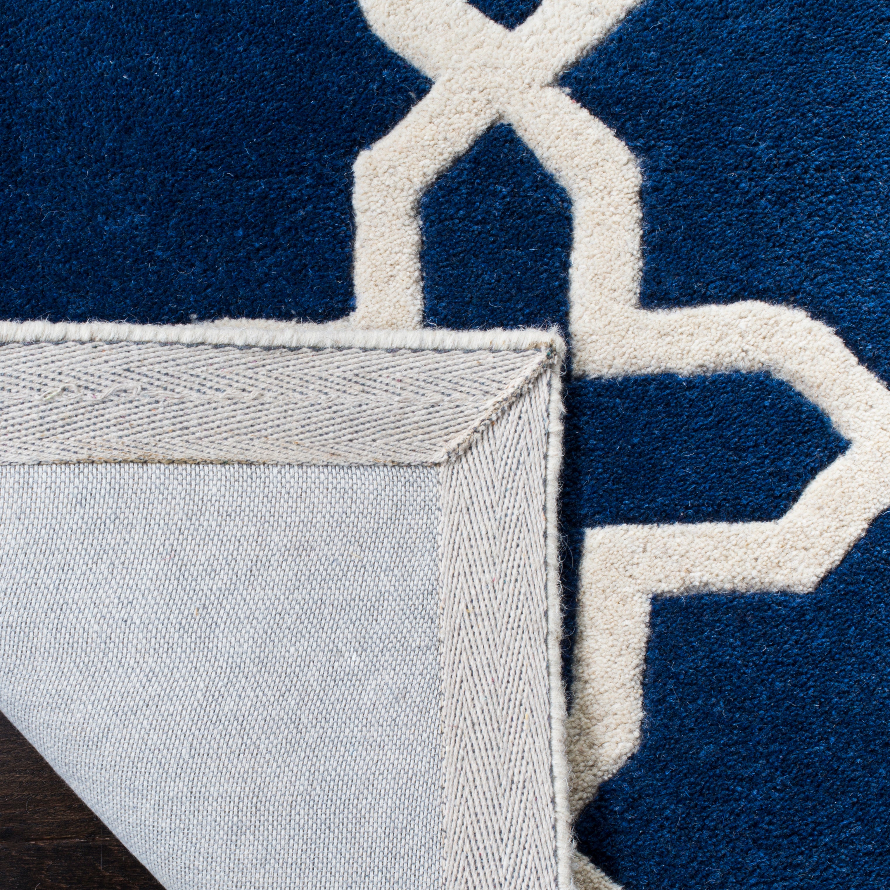 Safavieh Chatham 732 Rug, CHT732 - Dark Blue / Ivory