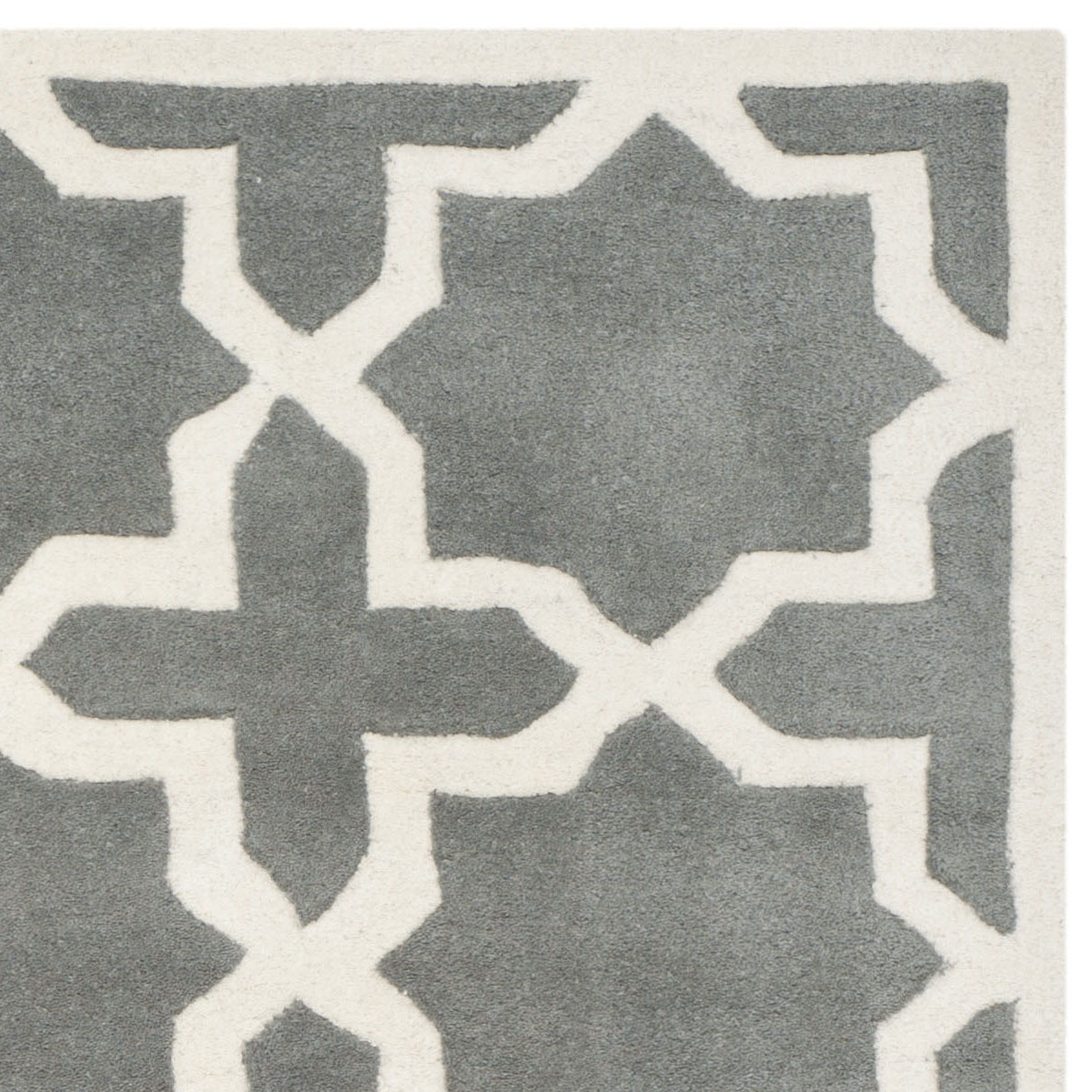Safavieh Chatham 732 Rug, CHT732 - Dark Grey / Ivory