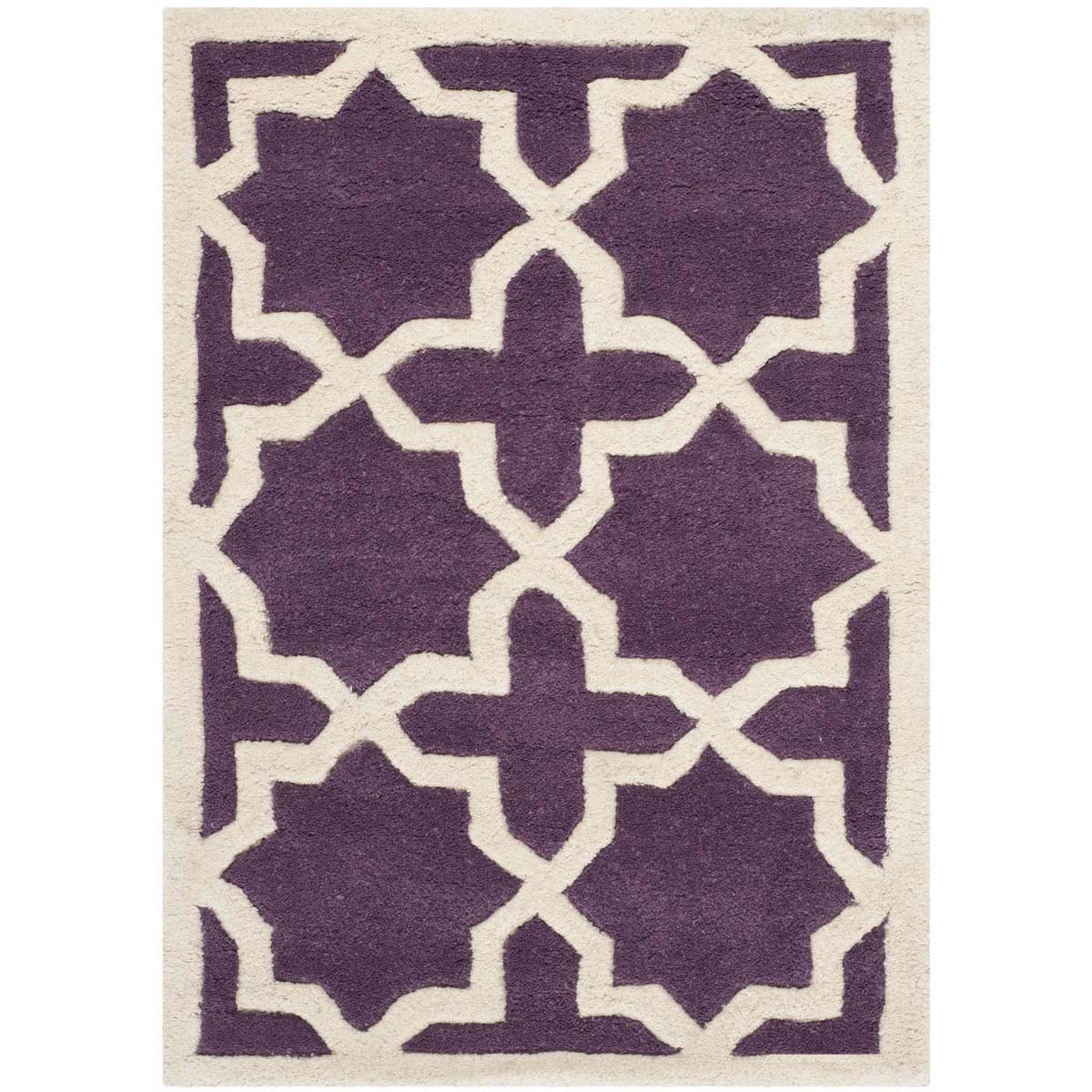 Safavieh Chatham 732 Rug, CHT732 - Purple / Ivory
