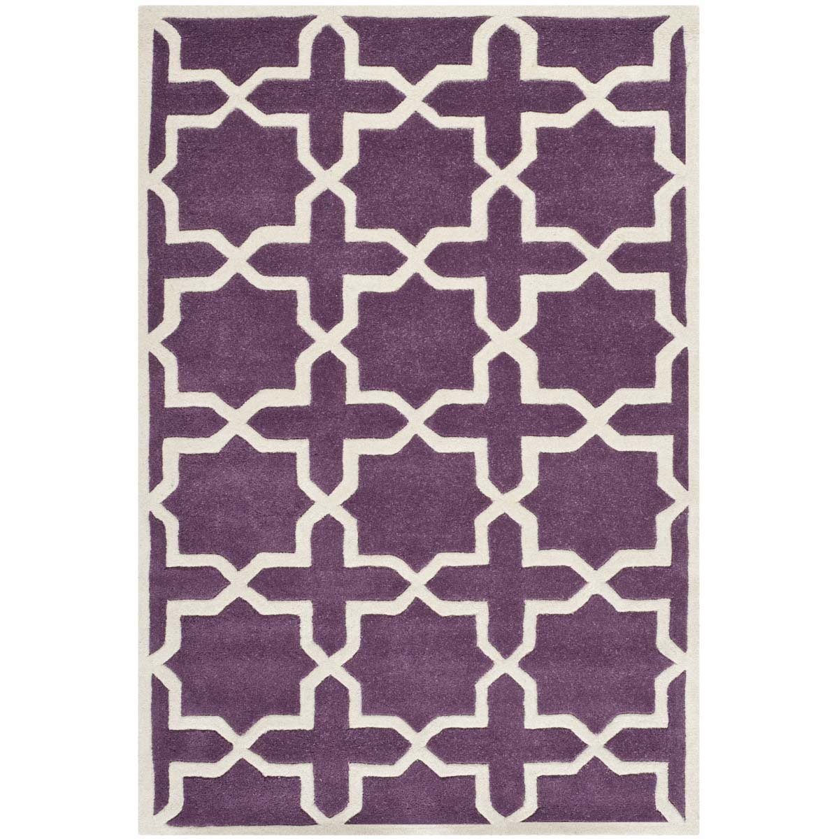 Safavieh Chatham 732 Rug, CHT732 - Purple / Ivory
