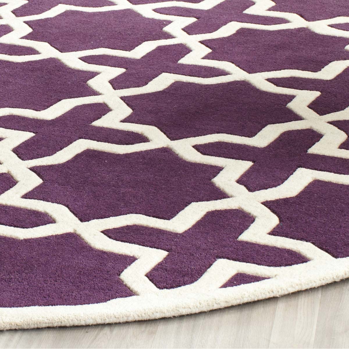 Safavieh Chatham 732 Rug, CHT732 - Purple / Ivory