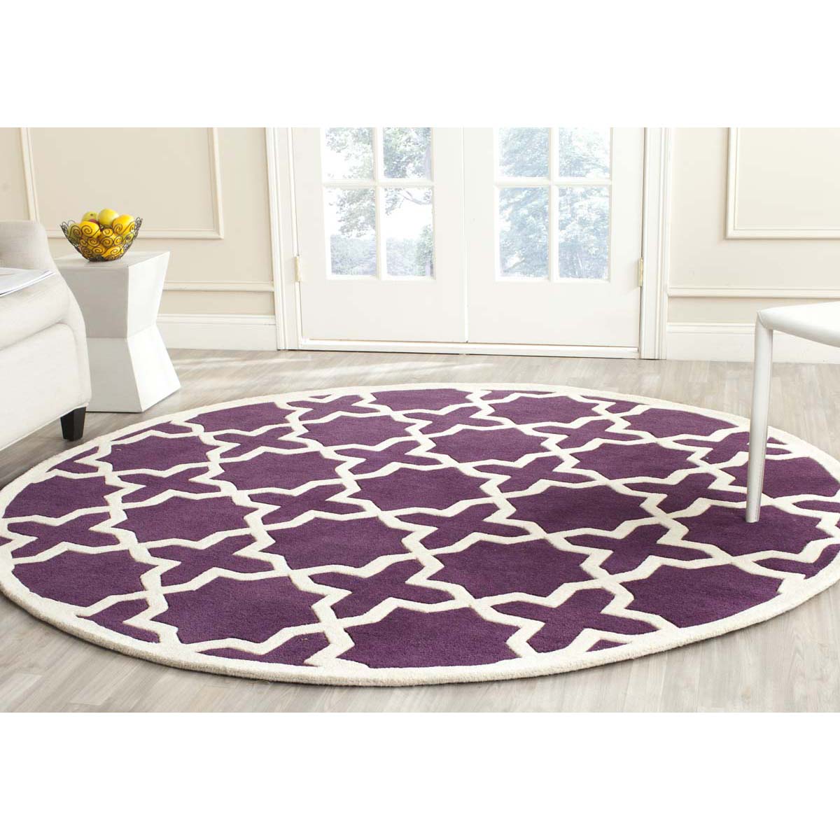 Safavieh Chatham 732 Rug, CHT732 - Purple / Ivory