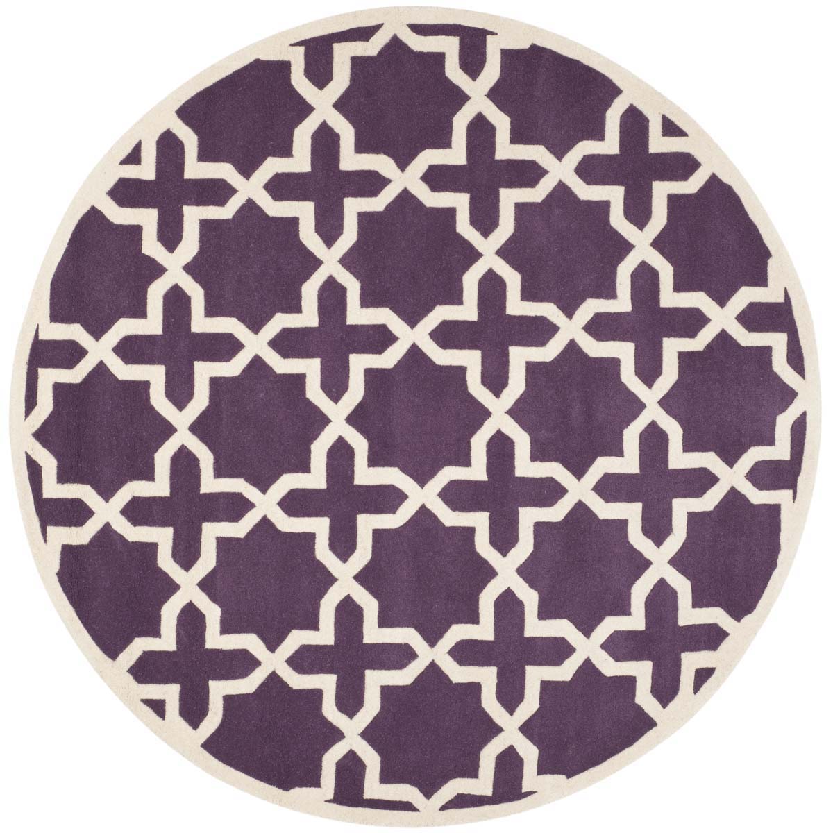 Safavieh Chatham 732 Rug, CHT732 - Purple / Ivory