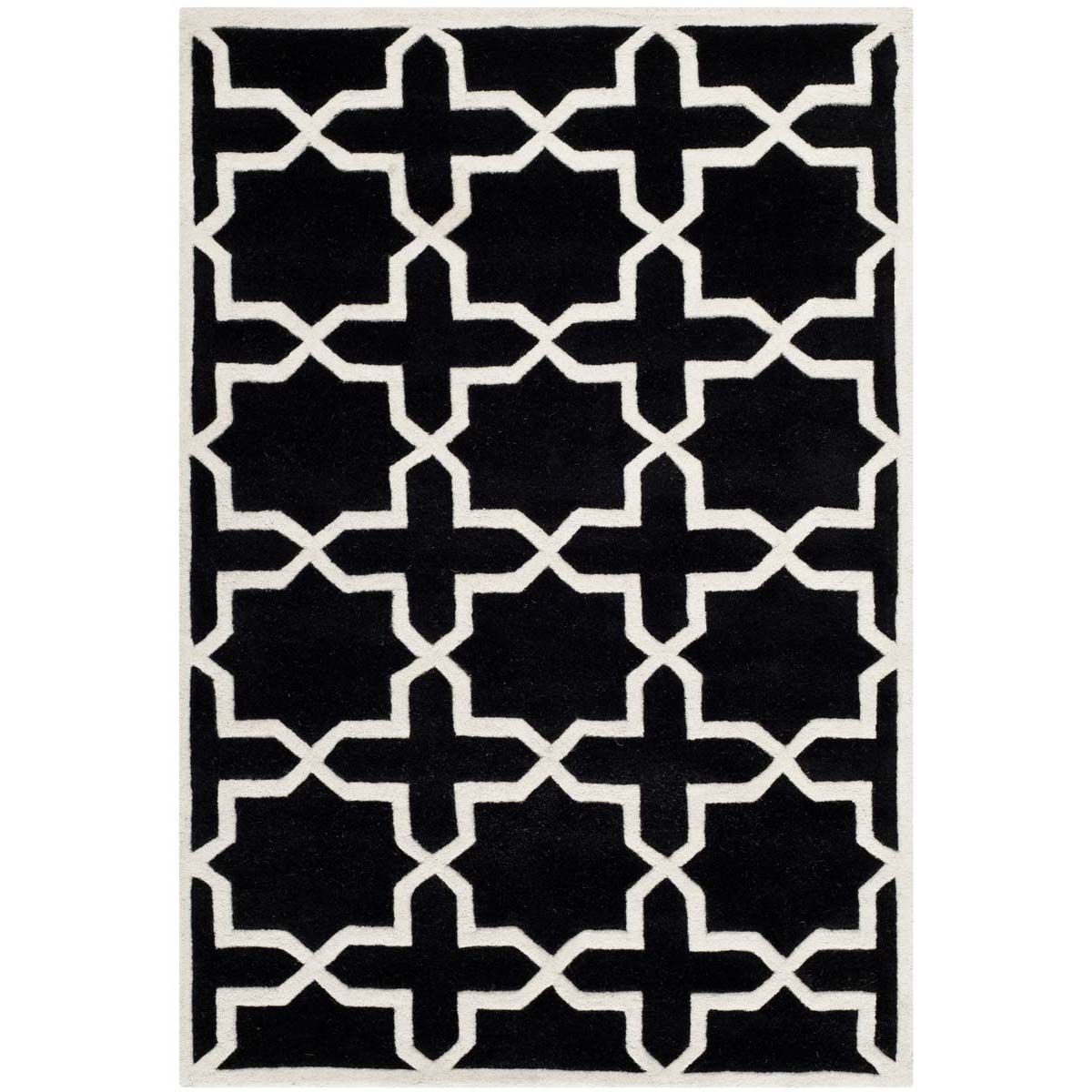Safavieh Chatham 732 Rug, CHT732 - Black / Ivory