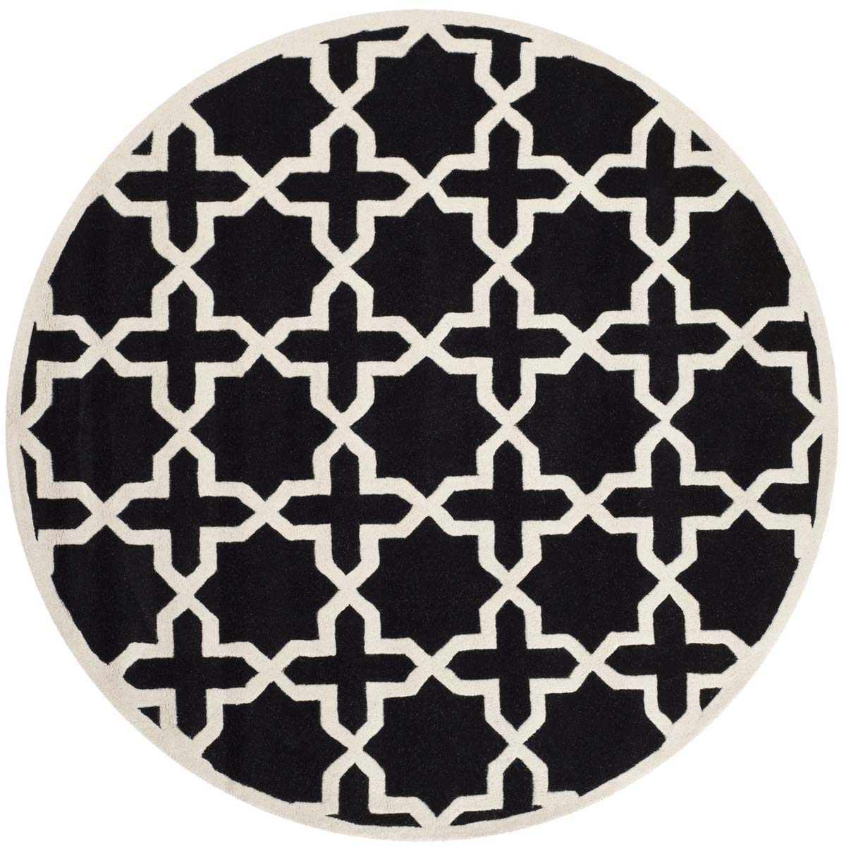 Safavieh Chatham 732 Rug, CHT732 - Black / Ivory