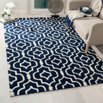 Safavieh Chatham 736 Rug, CHT736 - Dark Blue / Ivory