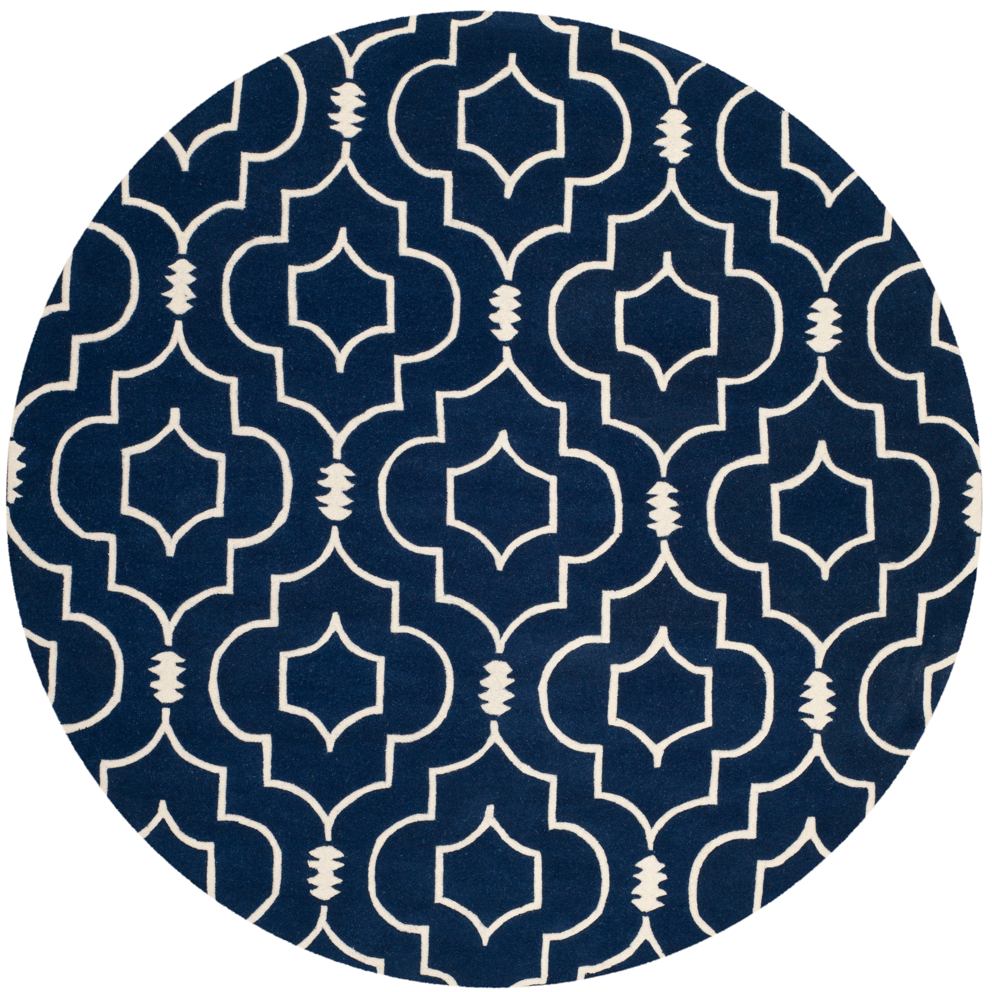 Safavieh Chatham 736 Rug, CHT736 - Dark Blue / Ivory