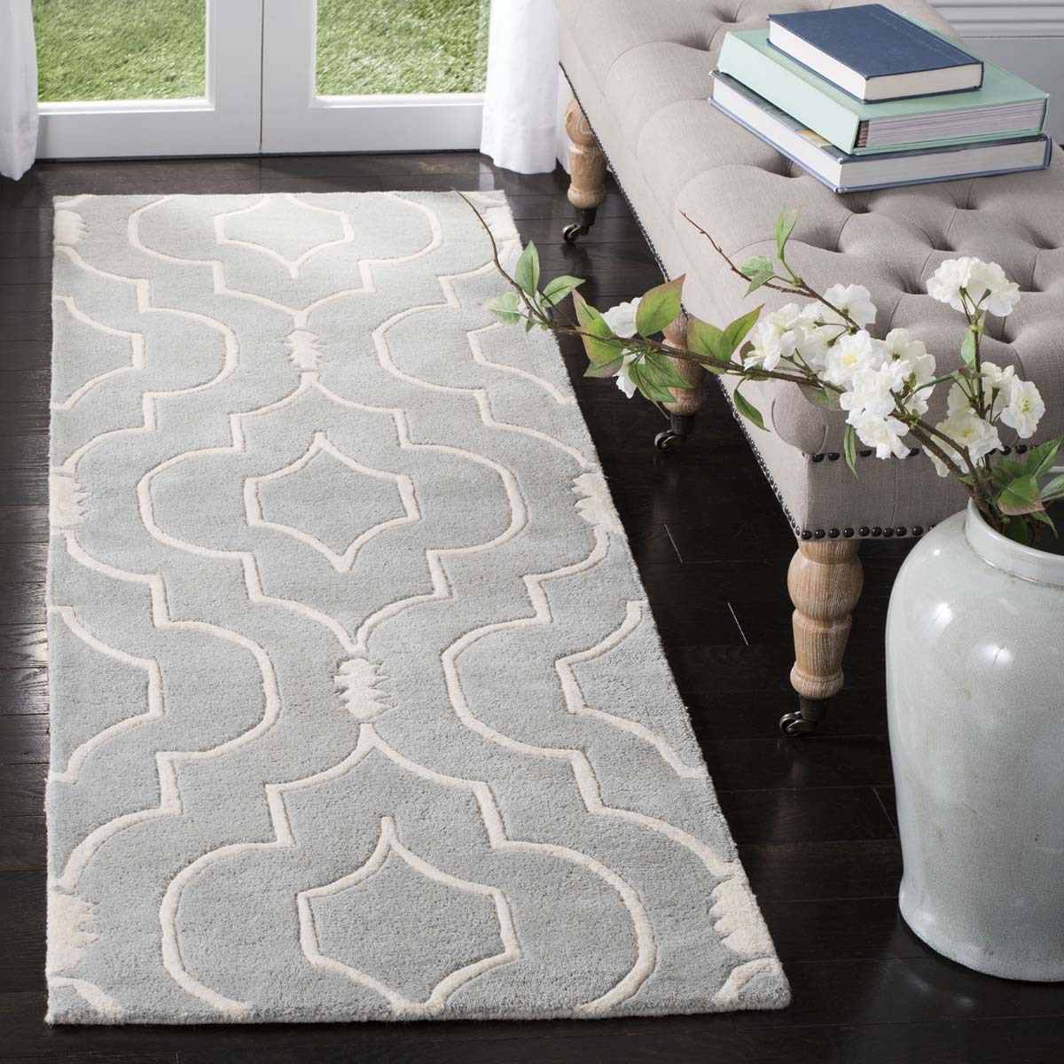 Safavieh Chatham 736 Rug, CHT736 - Grey / Ivory