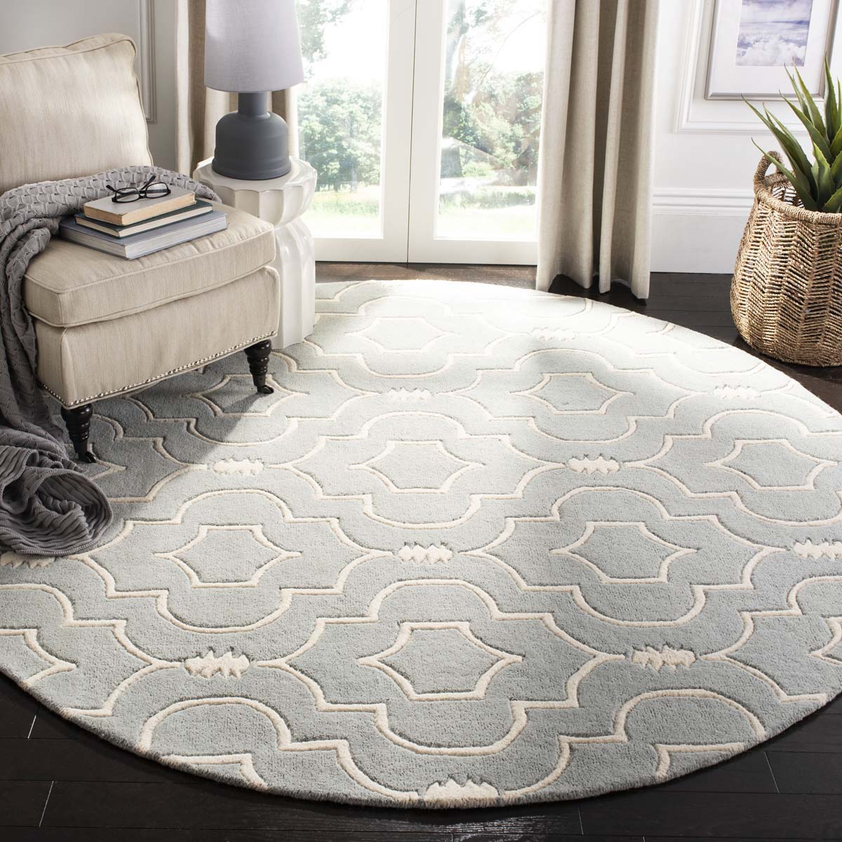 Safavieh Chatham 736 Rug, CHT736 - Grey / Ivory