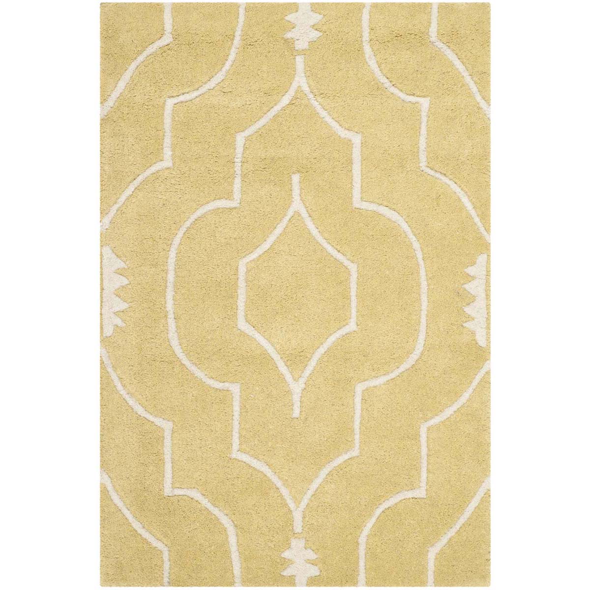 Safavieh Chatham 736 Rug, CHT736 - Light Gold / Ivory