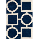 Safavieh Chatham 737 Rug, CHT737 - Dark Blue / Ivory