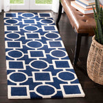 Safavieh Chatham 737 Rug, CHT737 - Dark Blue / Ivory