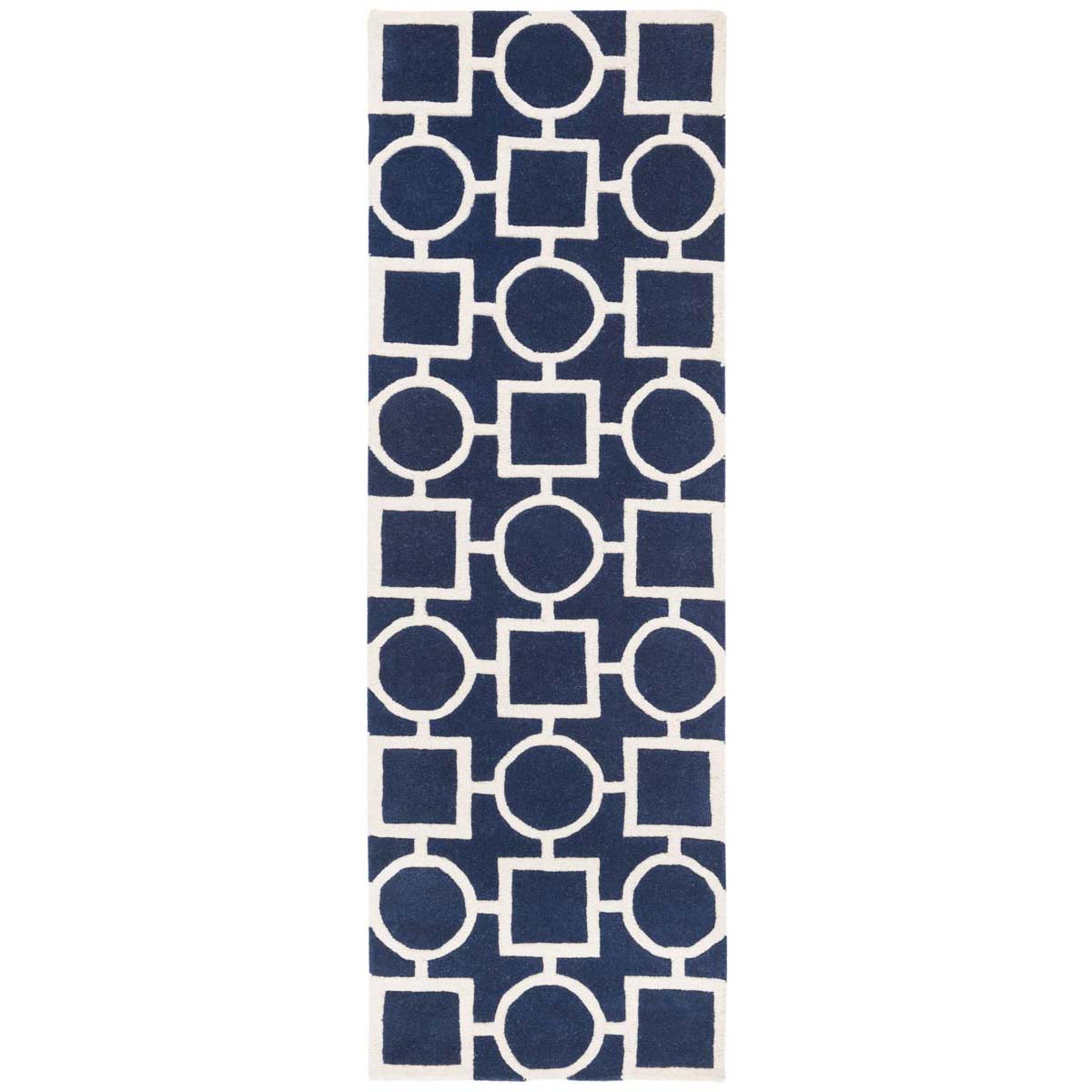 Safavieh Chatham 737 Rug, CHT737 - Dark Blue / Ivory