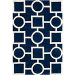 Safavieh Chatham 737 Rug, CHT737 - Dark Blue / Ivory