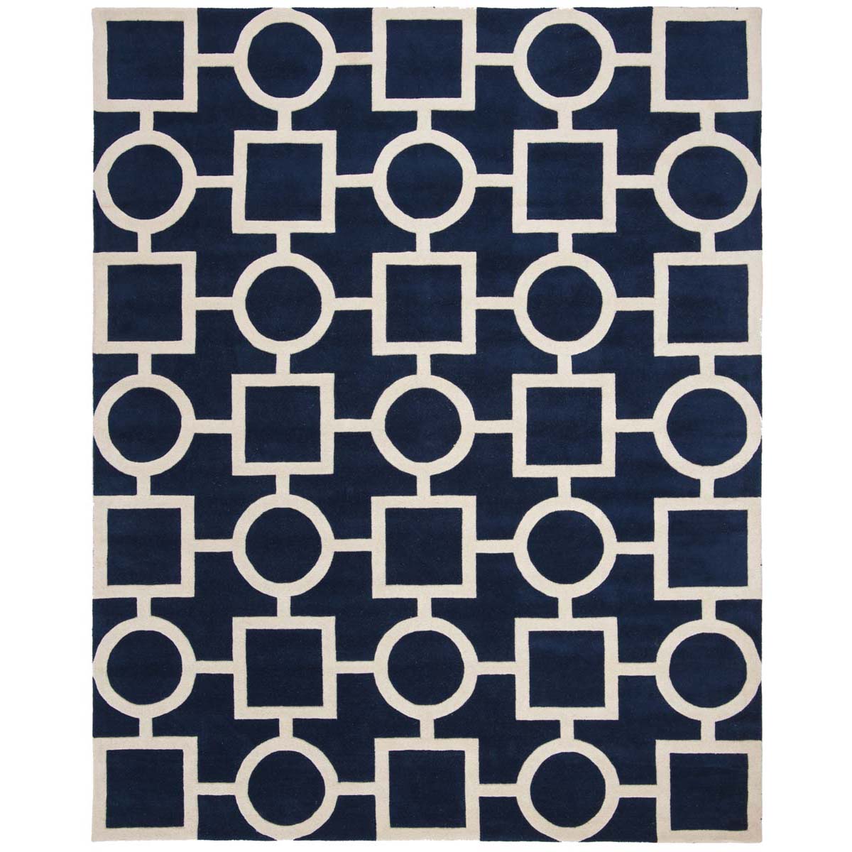 Safavieh Chatham 737 Rug, CHT737 - Dark Blue / Ivory