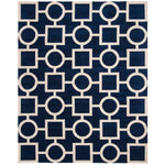 Safavieh Chatham 737 Rug, CHT737 - Dark Blue / Ivory