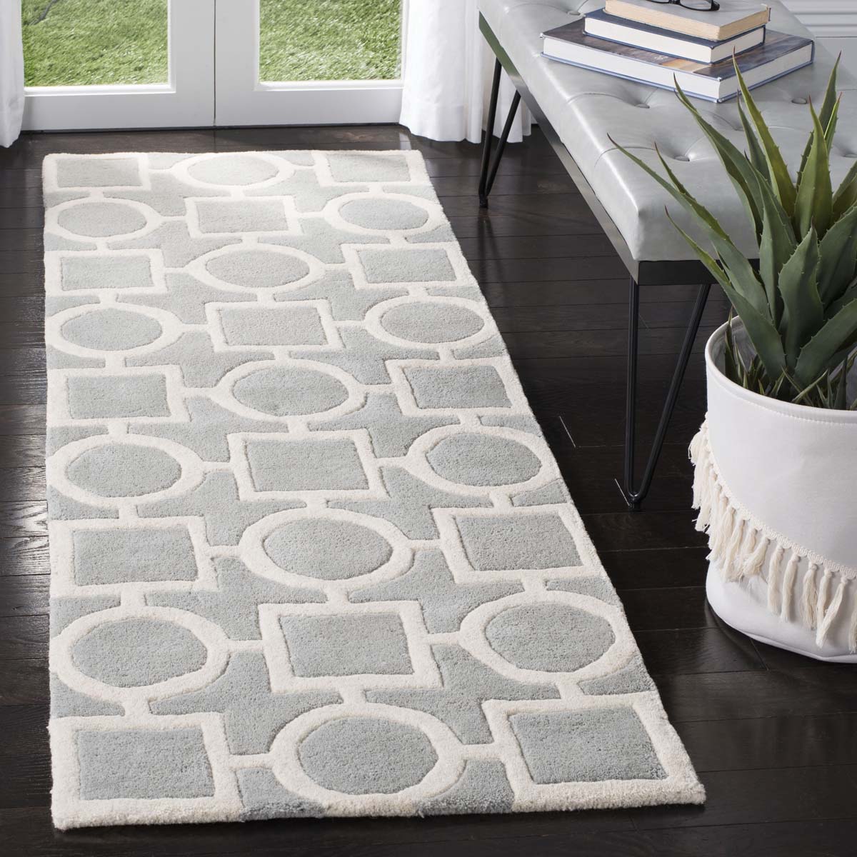 Safavieh Chatham 737 Rug, CHT737 - Grey / Ivory