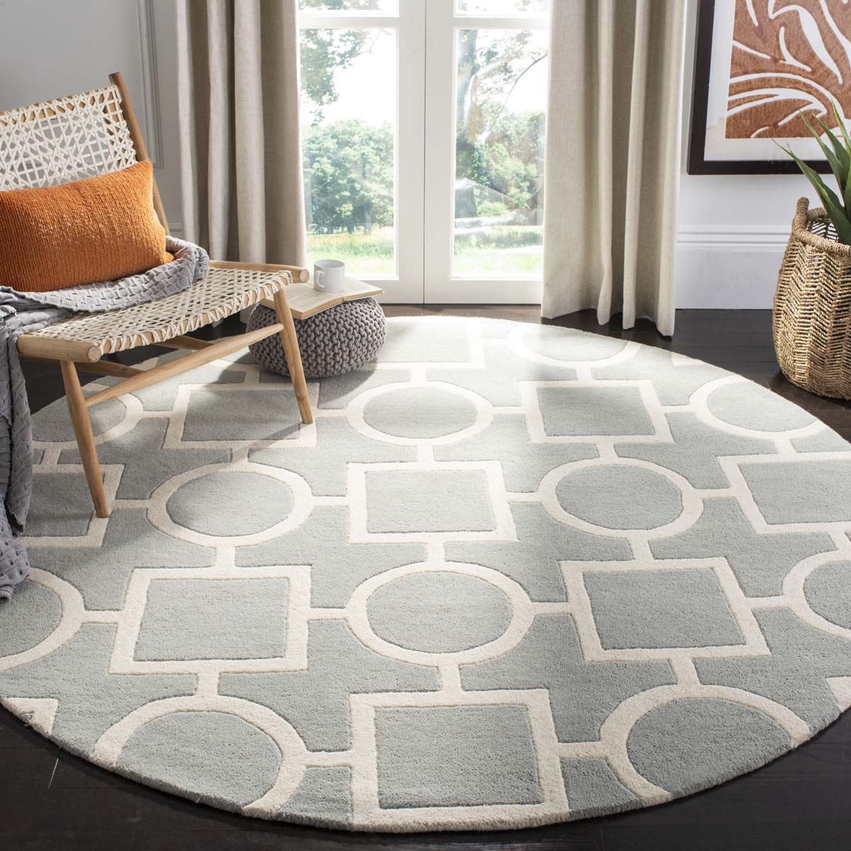Safavieh Chatham 737 Rug, CHT737 - Grey / Ivory