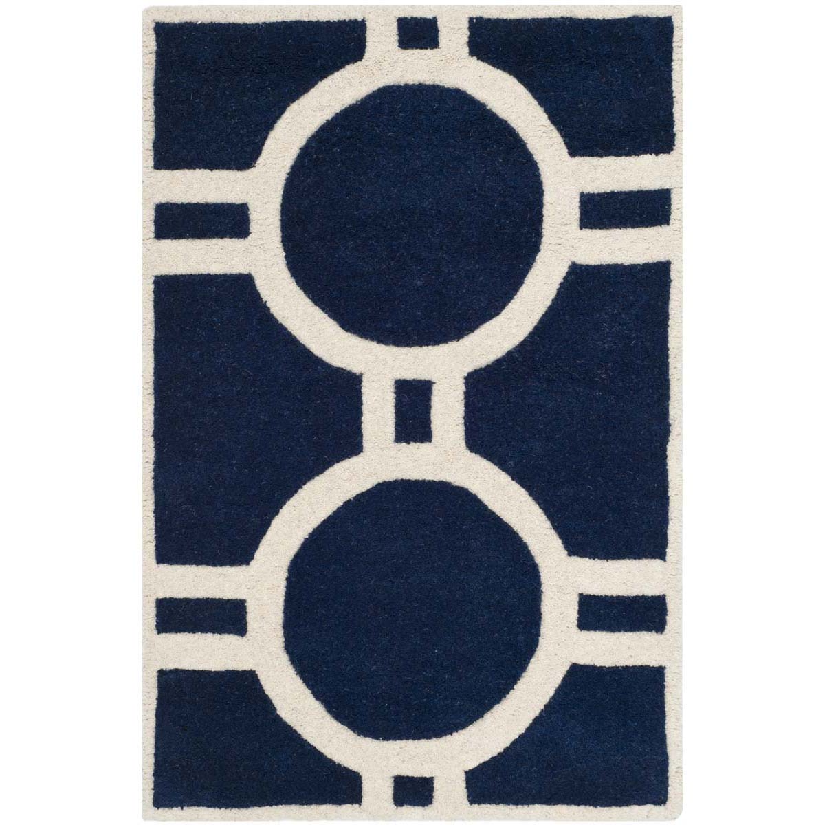 Safavieh Chatham 739 Rug, CHT739 - Dark Blue / Ivory