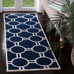 Safavieh Chatham 739 Rug, CHT739 - Dark Blue / Ivory