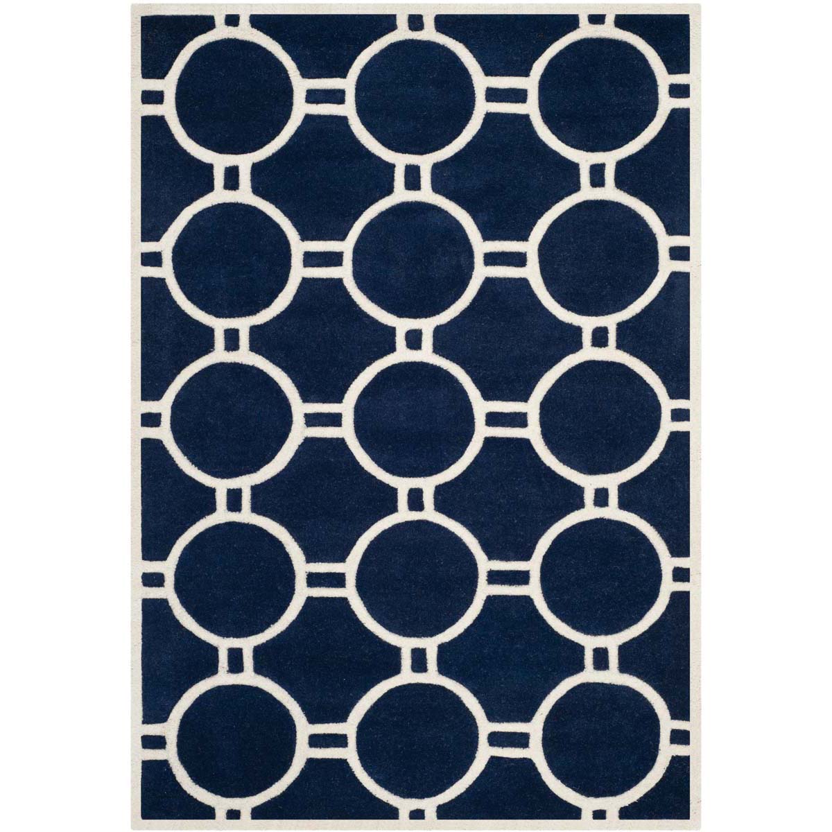 Safavieh Chatham 739 Rug, CHT739 - Dark Blue / Ivory