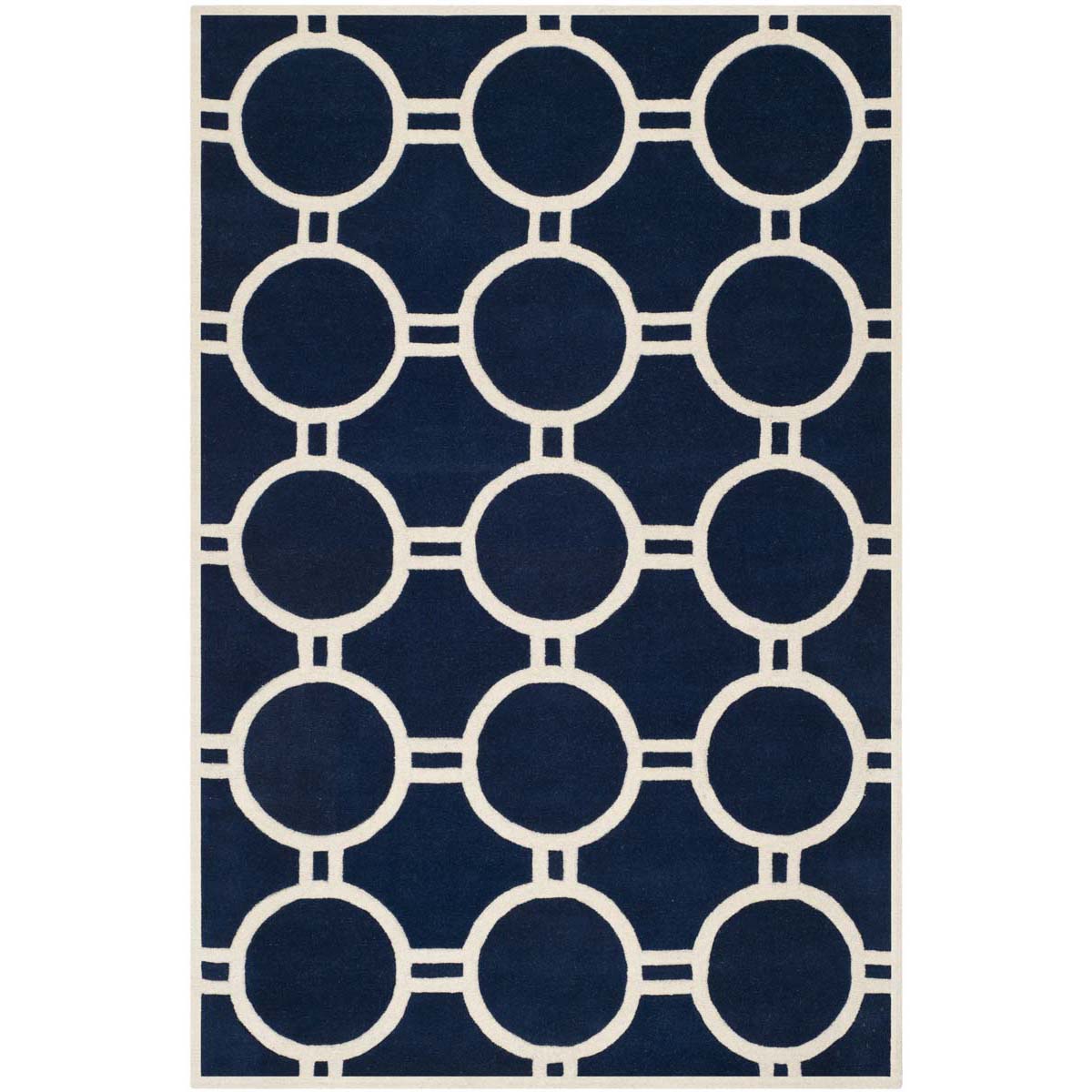 Safavieh Chatham 739 Rug, CHT739 - Dark Blue / Ivory