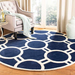 Safavieh Chatham 739 Rug, CHT739 - Dark Blue / Ivory