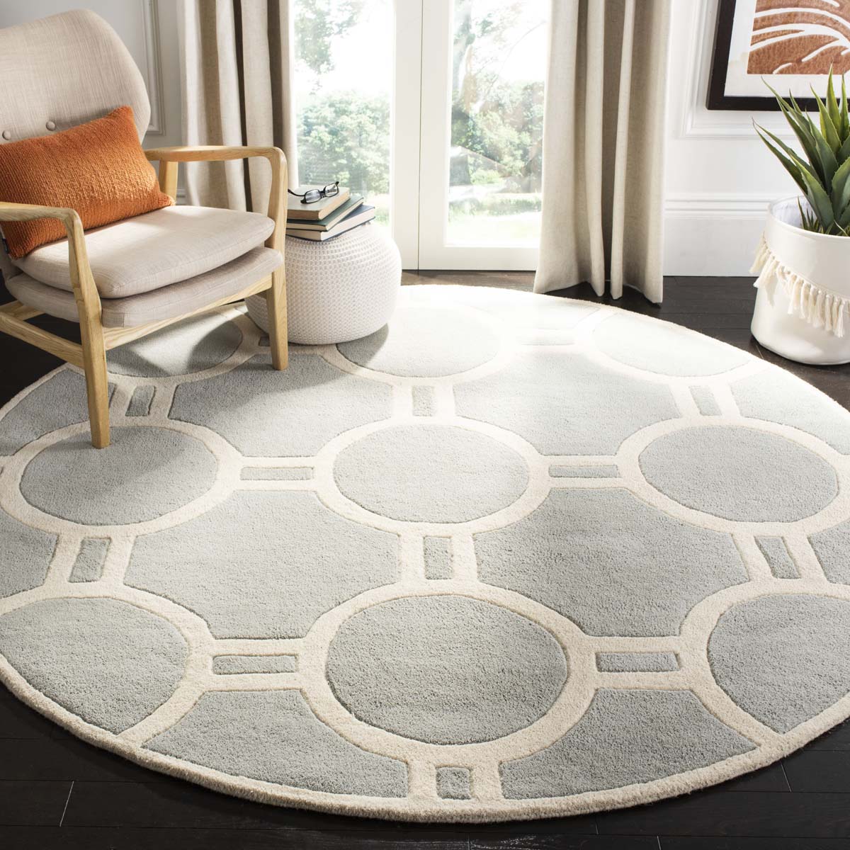 Safavieh Chatham 739 Rug, CHT739 - Grey / Ivory