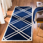 Safavieh Chatham 740 Rug, CHT740 - Dark Blue / Ivory