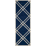 Safavieh Chatham 740 Rug, CHT740 - Dark Blue / Ivory