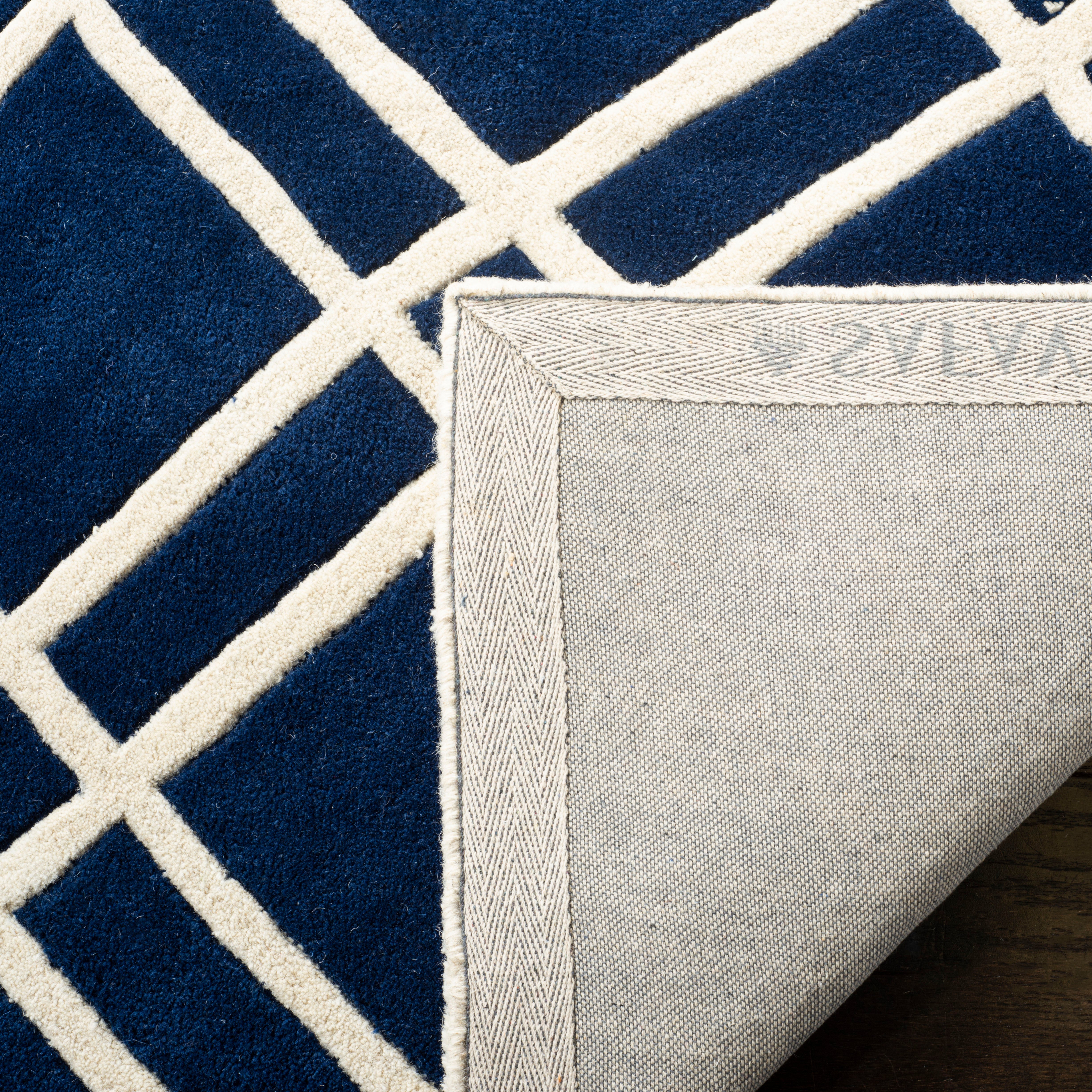 Safavieh Chatham 740 Rug, CHT740 - Dark Blue / Ivory