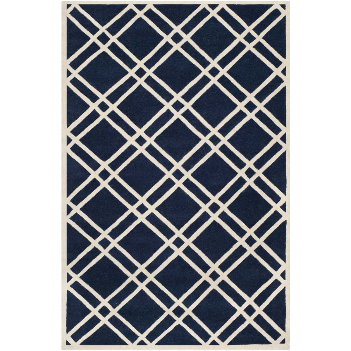 Safavieh Chatham 740 Rug, CHT740 - Dark Blue / Ivory