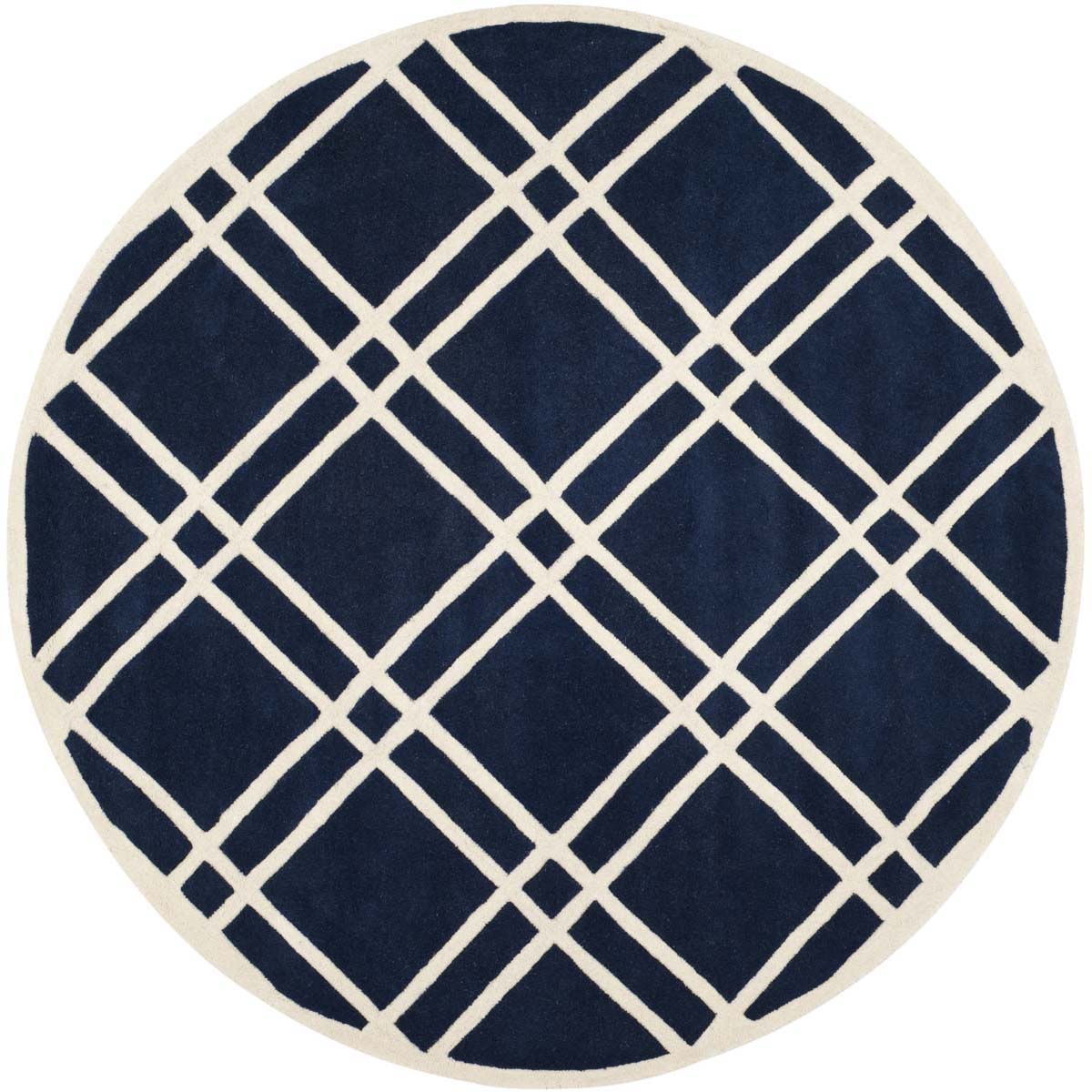 Safavieh Chatham 740 Rug, CHT740 - Dark Blue / Ivory