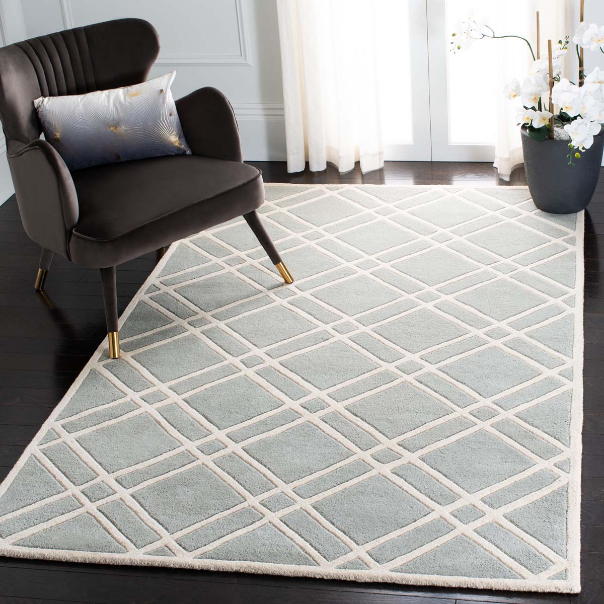 Safavieh Chatham 740 Rug, CHT740 - Grey / Ivory