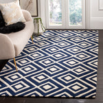 Safavieh Chatham 742 Rug, CHT742 - Dark Blue / Ivory