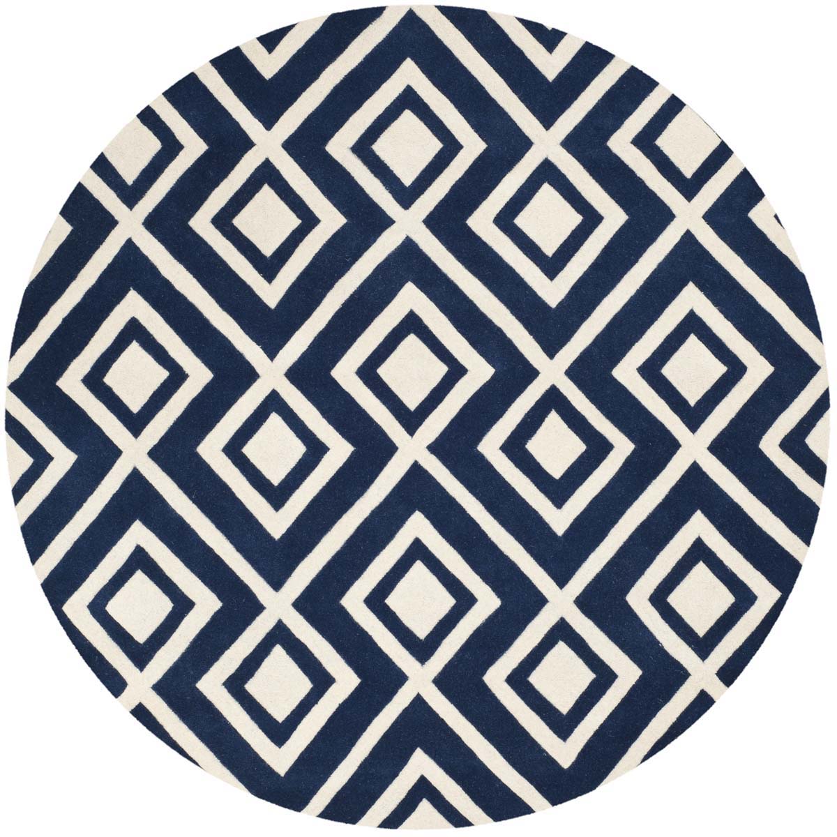 Safavieh Chatham 742 Rug, CHT742 - Dark Blue / Ivory