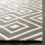 Safavieh Chatham 742 Rug, CHT742 - Dark Grey / Ivory