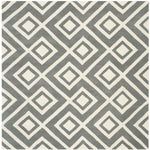 Safavieh Chatham 742 Rug, CHT742 - Dark Grey / Ivory