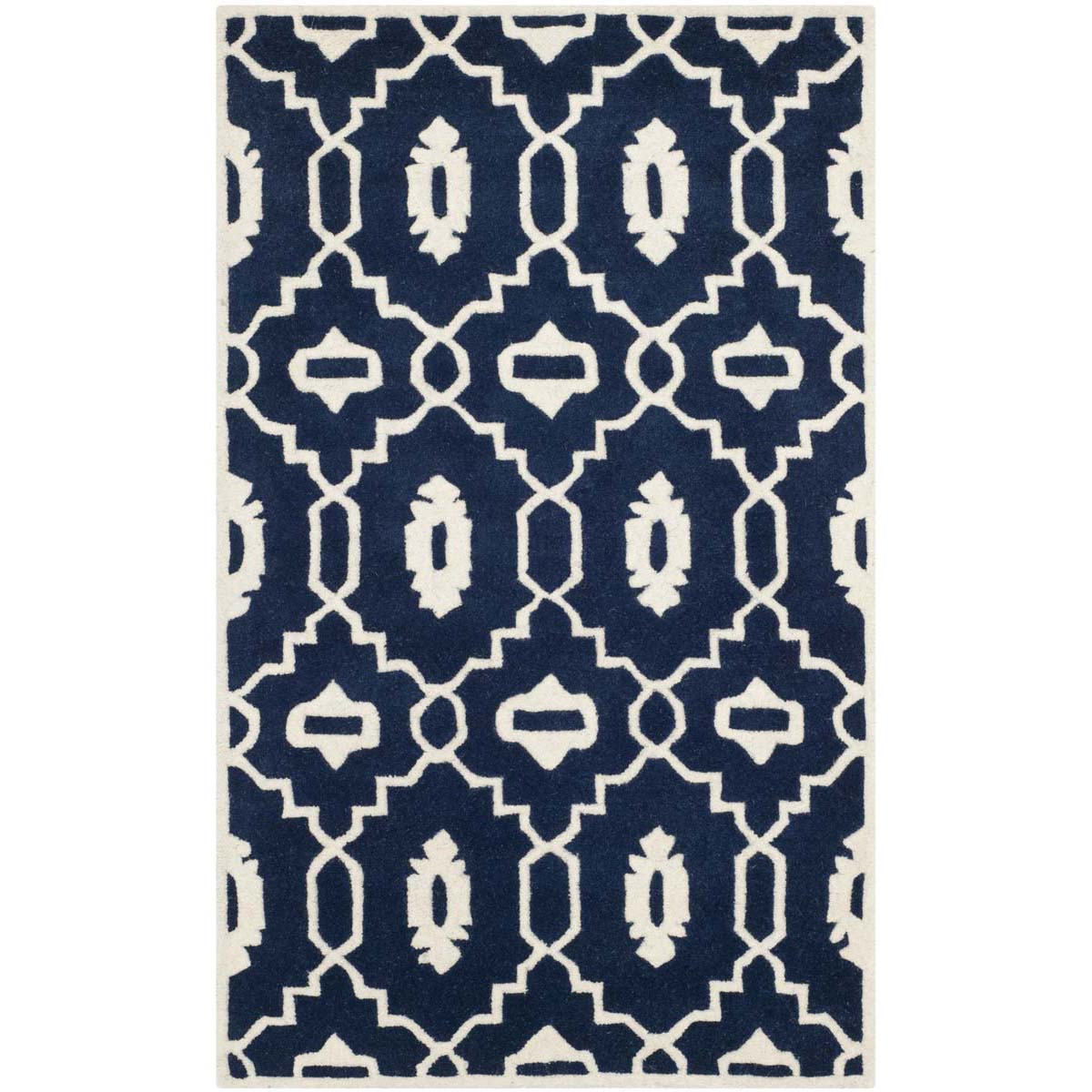 Safavieh Chatham 745 Rug, CHT745 - Dark Blue / Ivory