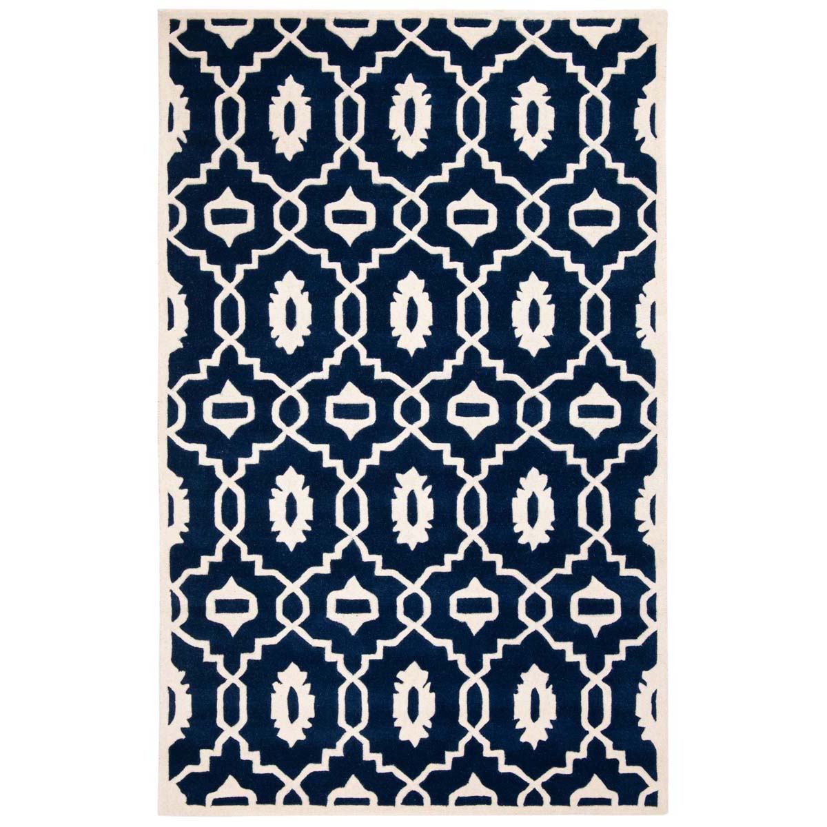 Safavieh Chatham 745 Rug, CHT745 - Dark Blue / Ivory