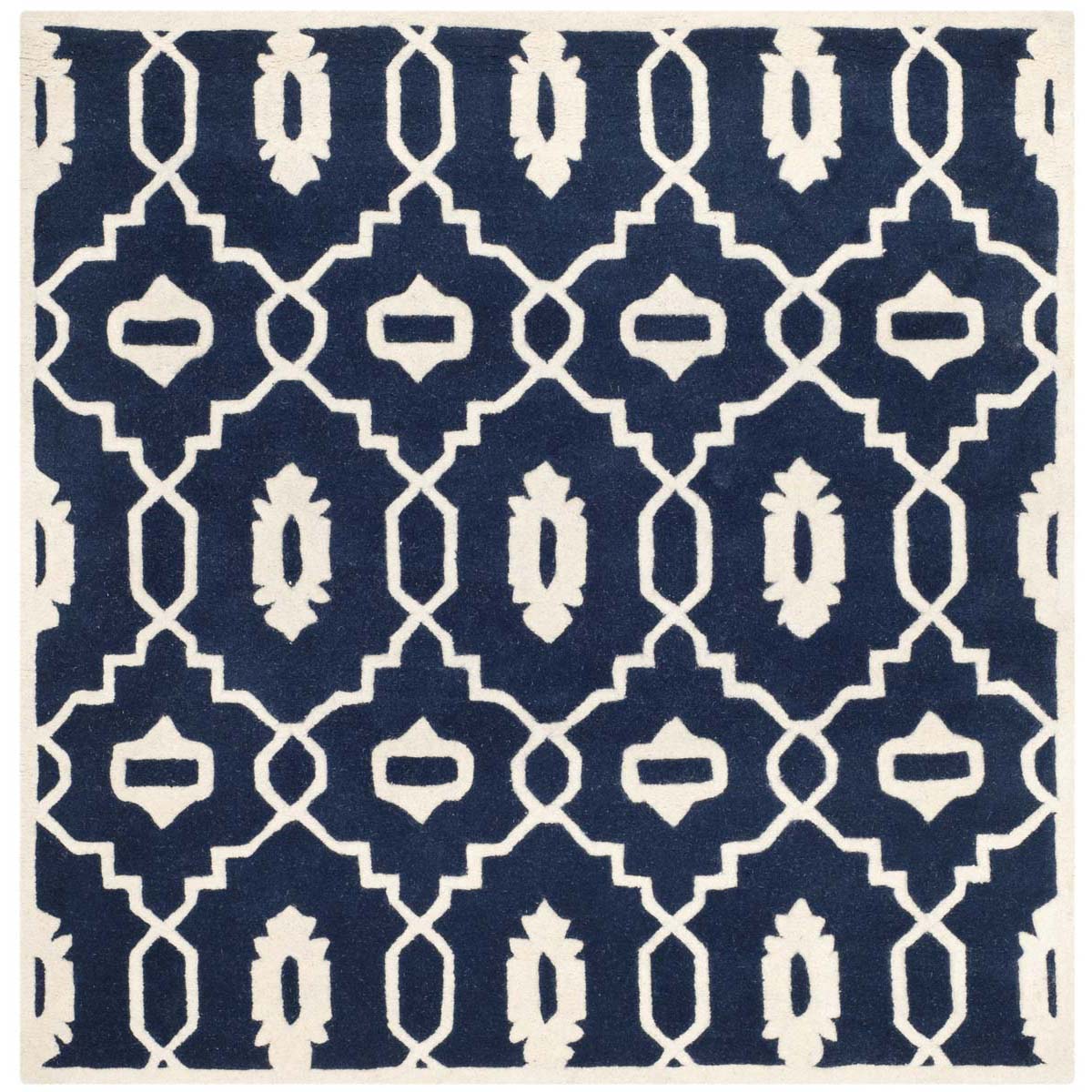 Safavieh Chatham 745 Rug, CHT745 - Dark Blue / Ivory