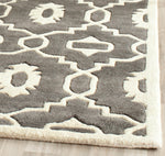 Safavieh Chatham 745 Rug, CHT745 - Dark Grey / Ivory
